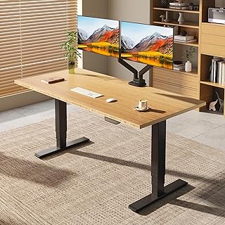 FlexiSpot E6 MAX Bamboo Standing Desk